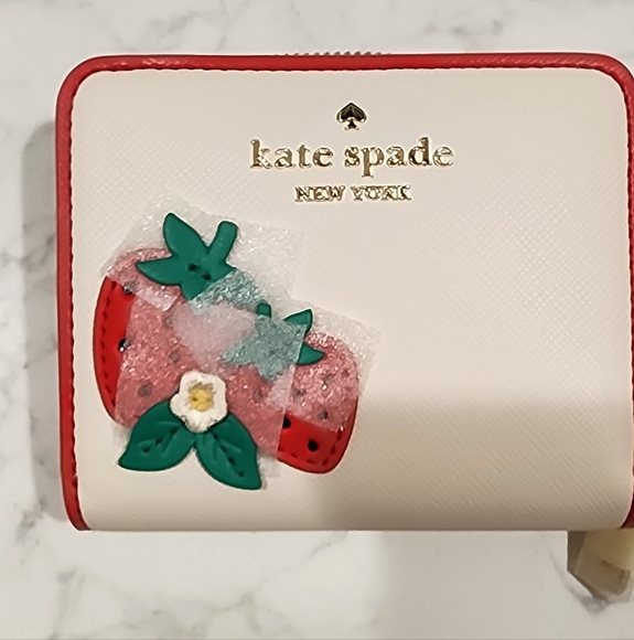 Kate Spade Red and Green Strawberry Crossbody Bag - Picture 7 of 10